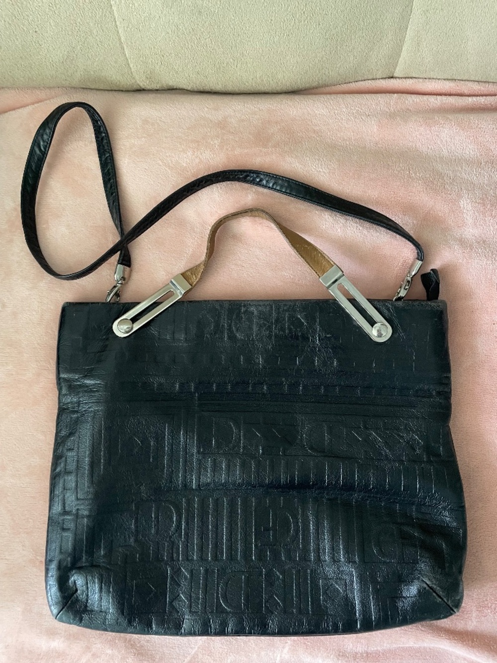 Due Fratelli vintage leather bag.